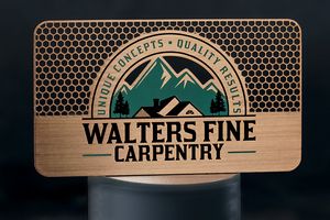 Copper Finish Metal Business Cards
