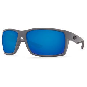 Costa Del Mar Reefton Sunglasses - (Frame) Matte Gray; (Lens) Blue Mirror