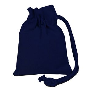 Cotton Coin Drawstring Pouch - Dyed