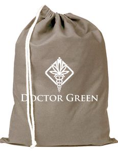 Cotton Drawstring Shoe Bag - Natural