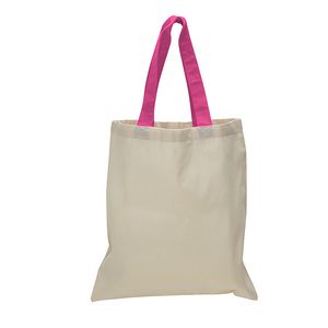Cotton Tote -- Color Handle