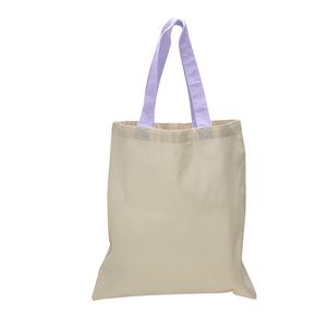 Cotton Tote -- Color Handle