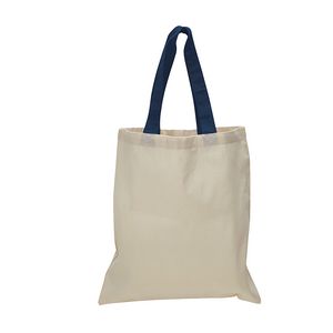 Cotton Tote -- Color Handle