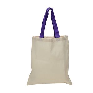 Cotton Tote -- Color Handle
