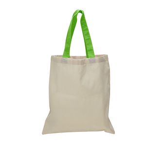 Cotton Tote -- Color Handle