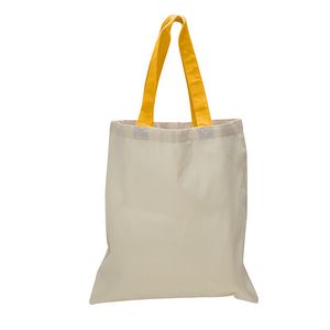 Cotton Tote -- Color Handle