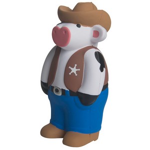 Cowboy Cow SqueeziesÂ® Stress Reliever