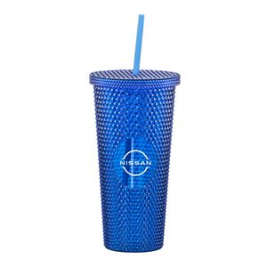 Crenshaw Textured Tumbler w/ Straw - 21oz