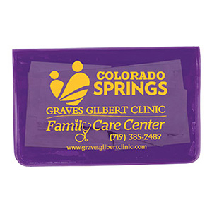 "Crescent" Antiseptic & Disinfectant Wipes Pack In Translucent Vinyl pouch