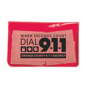 "Crescent" Antiseptic & Disinfectant Wipes Pack In Translucent Vinyl pouch