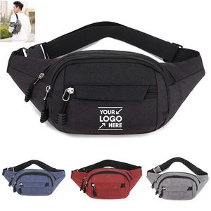 Crossbody 4-Zipper Fanny Pack