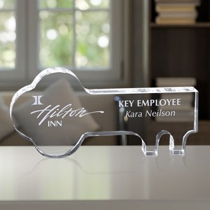 Crystal Key 6" W