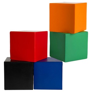 Cube Shaped SqueeziesÂ® Stress Reliever