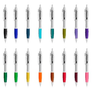 Curvaceous Matte Silver Ballpoint