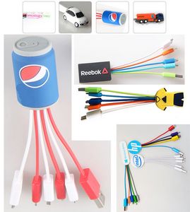 Custom 3D Usb Charging Cable Charger - W/ Type C