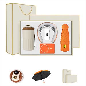 Custom 4-In-1 Luxurious Business Thermos Cup Gift Box Sets