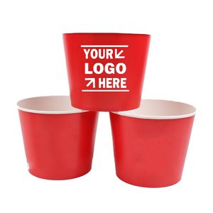 Custom 85Oz Greaseproof Popcorn Bucket And Snack Tub