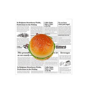 Custom Burger Wrapping Paper
