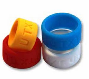 Custom Debossed or Embossed Silicone Thumb Band