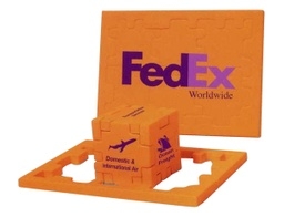 Custom Foam Floor Puzzle Cube 6" X 4.75"