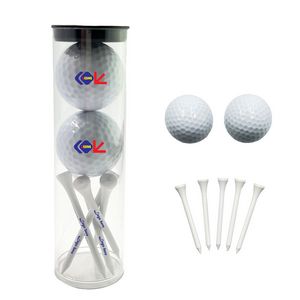 Custom Golf Ball and Tee Set