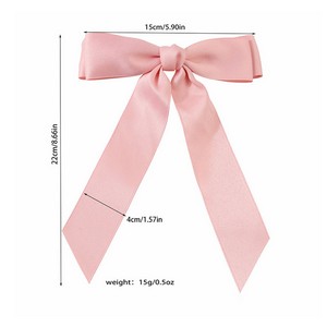 Custom Hair Bows Clip Ribbon Ponytail Holder