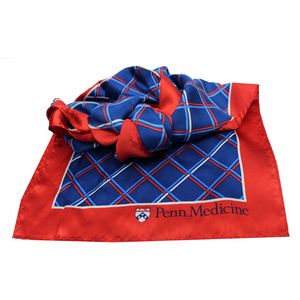 Custom Logo 100% Polyester Wet Dye Scarf (8"x45")