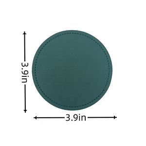 Custom PU Leather Coasters