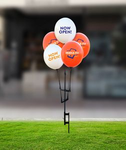 Custom Reusable Balloon Cluster Kit w/Ground Spike