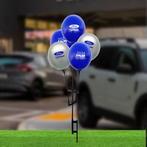 Custom Reusable Balloon Cluster Kit w/Ground Spike