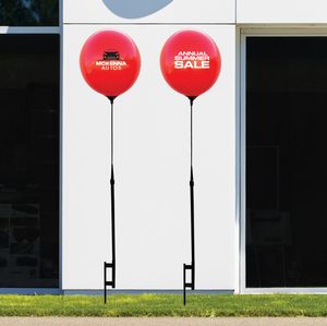 Custom Reusable Balloon Ground Pole Kit w/Ground Spike