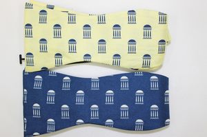 Custom Wet Dye Logo Silk Self Tie Bow Tie