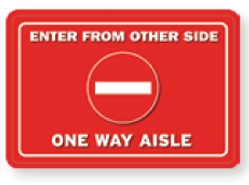 Customizable Social Distance Floor Decal (12"x12")
