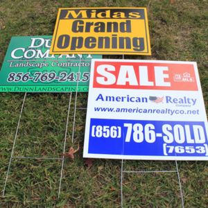 Customized Yard Sign (10" X 23")
