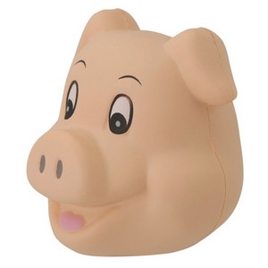 Cute Pig Head SqueeziesÂ® Stress Reliever