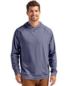 Cutter & Buck Adapt Knit Recycled Mens Heathered Hooded Pullover