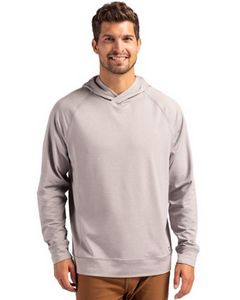 Cutter & Buck Adapt Knit Recycled Mens Heathered Hooded Pullover