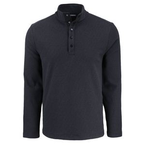 Cutter & Buck Hunts Point Eco Textured Fleece Recycled Mens Snap Pullover