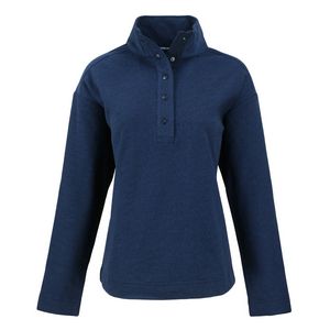 Cutter & Buck Hunts Point Eco Textured Fleece Recycled Womens Snap Pullover