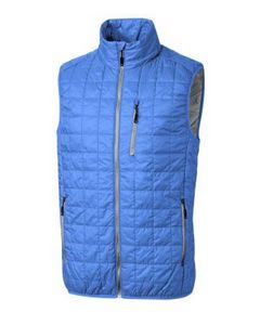 Cutter & Buck Rainier PrimaLoftÃ‚Â® Mens Eco Insulated Full Zip Puffer Vest