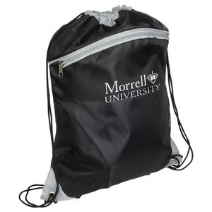 Cyclone Mesh Curve Polyester Drawstring Backpack