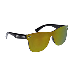 "DEL MAR TIDE" Rimless Reflective Sunglasses