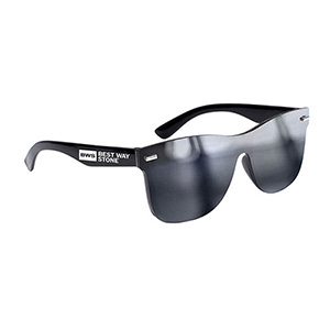 "DEL MAR TIDE" Rimless Reflective Sunglasses