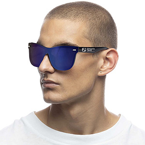"DEL MAR TIDE" Rimless Reflective Sunglasses