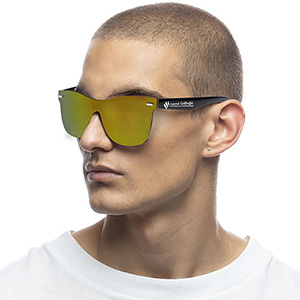 "DEL MAR TIDE" Rimless Reflective Sunglasses