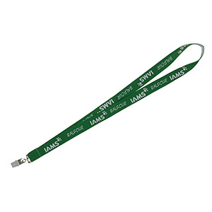 "DEWITT RECYCLED" 3/4" Import Air Ship Recycled RPET Super Fine Detail Woven-In Lanyard