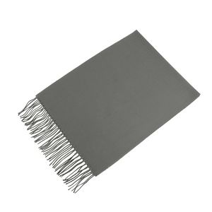 Dark Gray Acrylic Scarf
