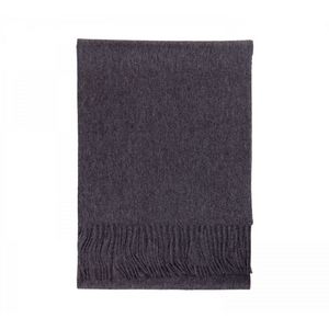 Dark Grey Cashmere Winter Scarf
