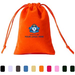 Delicate Velvet Drawstring Bag