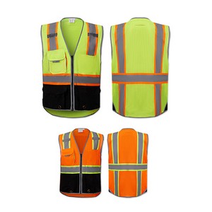 Deluxe Black Bottom Vest w/Tablet Pocket And D-Ring Pass